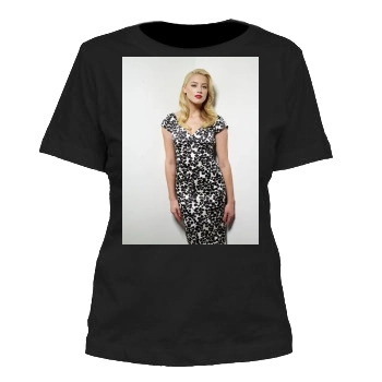 Amber Heard Women's Cut T-Shirt