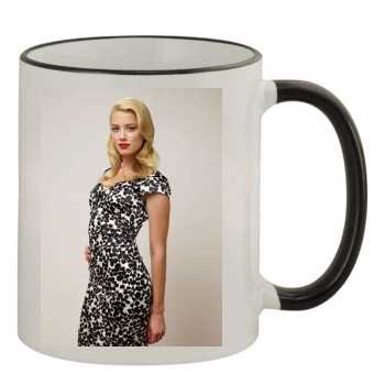 Amber Heard 11oz Colored Rim & Handle Mug