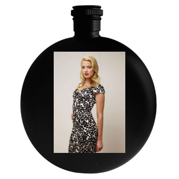 Amber Heard Round Flask