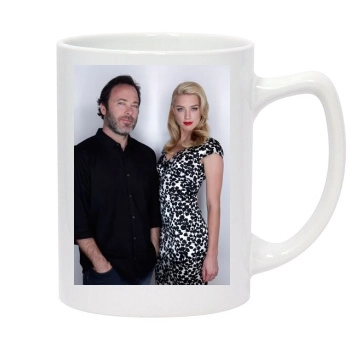 Amber Heard 14oz White Statesman Mug