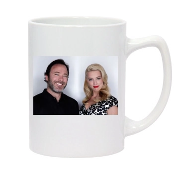 Amber Heard 14oz White Statesman Mug