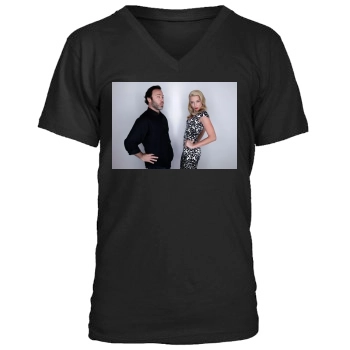 Amber Heard Men's V-Neck T-Shirt