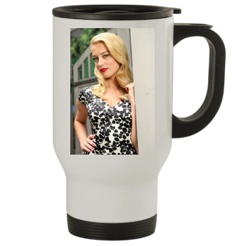 Amber Heard Stainless Steel Travel Mug