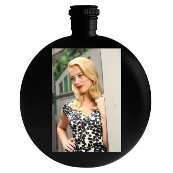 Amber Heard Round Flask