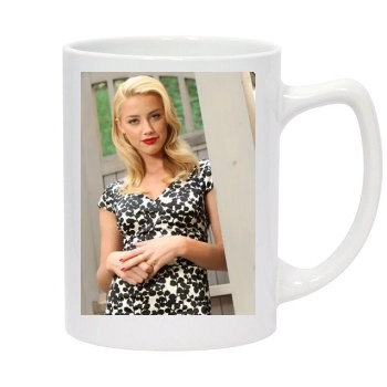 Amber Heard 14oz White Statesman Mug