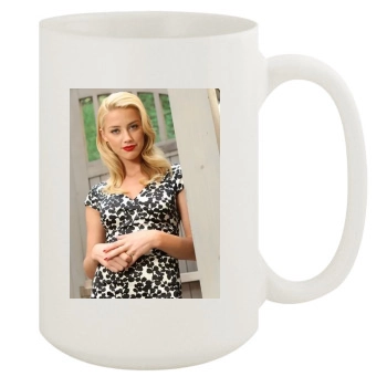 Amber Heard 15oz White Mug