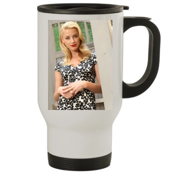 Amber Heard Stainless Steel Travel Mug