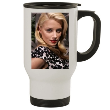 Amber Heard Stainless Steel Travel Mug