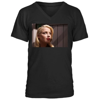 Amber Heard Men's V-Neck T-Shirt