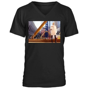 Amber Valletta Men's V-Neck T-Shirt