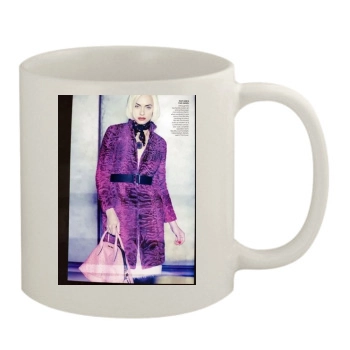 Amber Valletta 11oz White Mug