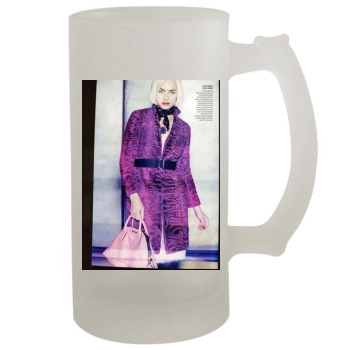 Amber Valletta 16oz Frosted Beer Stein