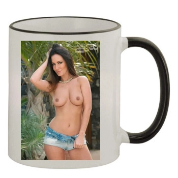 Amii Grove 11oz Colored Rim & Handle Mug