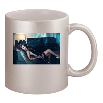 Amy Adams 11oz Metallic Silver Mug