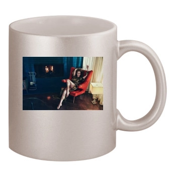 Amy Adams 11oz Metallic Silver Mug