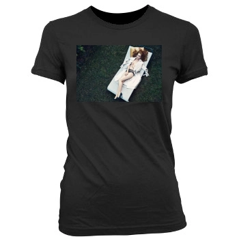 Amy Adams Women's Junior Cut Crewneck T-Shirt