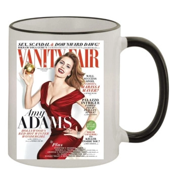 Amy Adams 11oz Colored Rim & Handle Mug