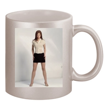 Amy Nuttall 11oz Metallic Silver Mug