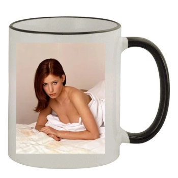 Amy Nuttall 11oz Colored Rim & Handle Mug