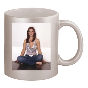 Amy Nuttall 11oz Metallic Silver Mug