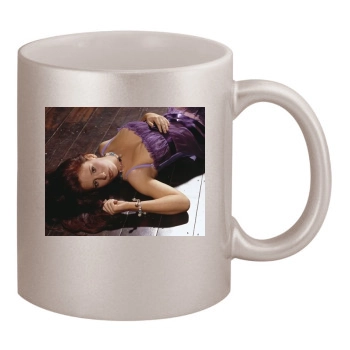 Amy Nuttall 11oz Metallic Silver Mug