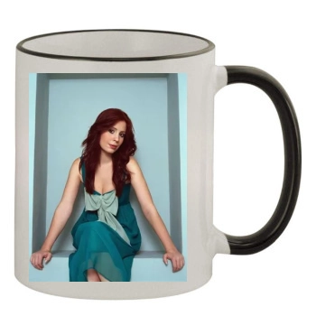 Amy Nuttall 11oz Colored Rim & Handle Mug