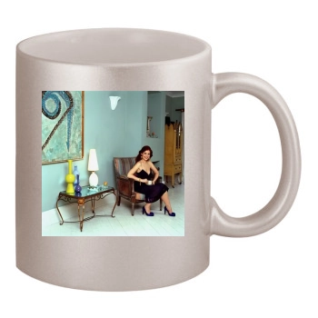 Amy Nuttall 11oz Metallic Silver Mug