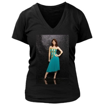 Amy Nuttall Women's Deep V-Neck TShirt