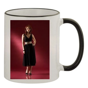 Amy Nuttall 11oz Colored Rim & Handle Mug