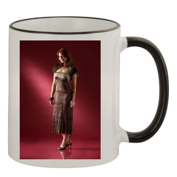 Amy Nuttall 11oz Colored Rim & Handle Mug