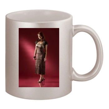 Amy Nuttall 11oz Metallic Silver Mug