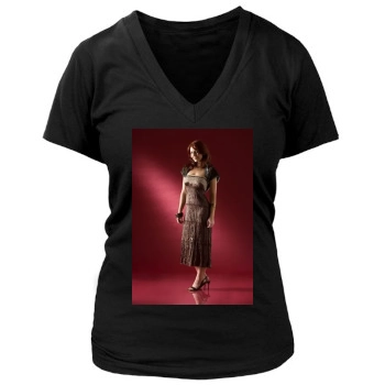 Amy Nuttall Women's Deep V-Neck TShirt