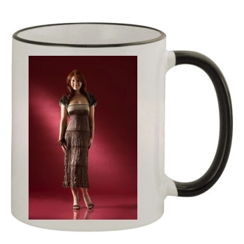 Amy Nuttall 11oz Colored Rim & Handle Mug