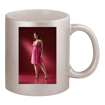 Amy Nuttall 11oz Metallic Silver Mug