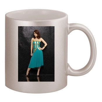 Amy Nuttall 11oz Metallic Silver Mug