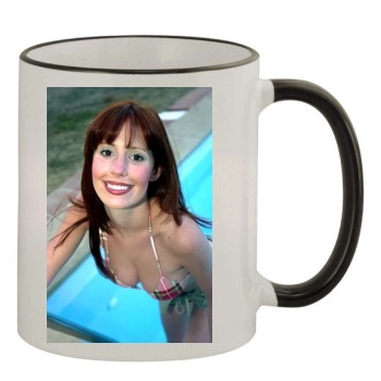 Amy Nuttall 11oz Colored Rim & Handle Mug