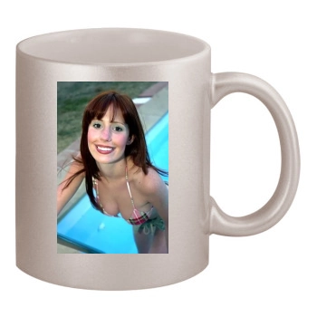 Amy Nuttall 11oz Metallic Silver Mug