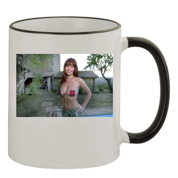 Amy Nuttall 11oz Colored Rim & Handle Mug