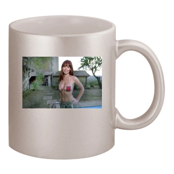 Amy Nuttall 11oz Metallic Silver Mug