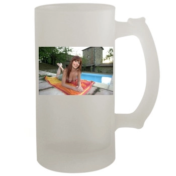 Amy Nuttall 16oz Frosted Beer Stein