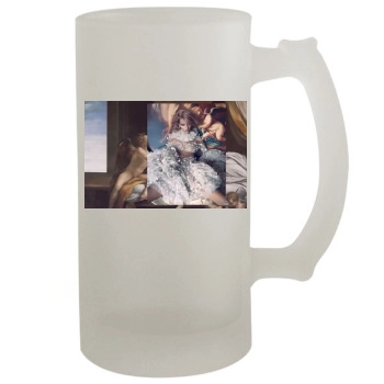 Anja Rubik 16oz Frosted Beer Stein