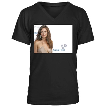 Anna Friel Men's V-Neck T-Shirt