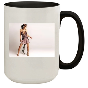 Anna Friel 15oz Colored Inner & Handle Mug