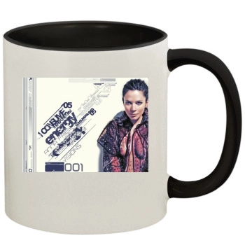 Anna Friel 11oz Colored Inner & Handle Mug