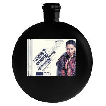 Anna Friel Round Flask