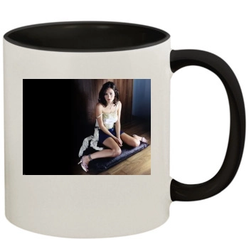 Anna Friel 11oz Colored Inner & Handle Mug