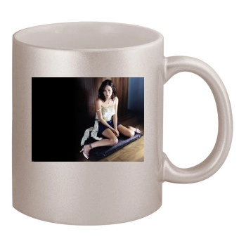 Anna Friel 11oz Metallic Silver Mug