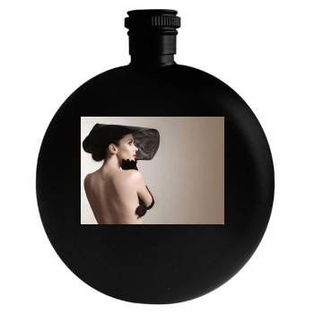 Anna Friel Round Flask