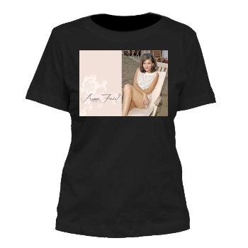 Anna Friel Women's Cut T-Shirt