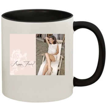 Anna Friel 11oz Colored Inner & Handle Mug